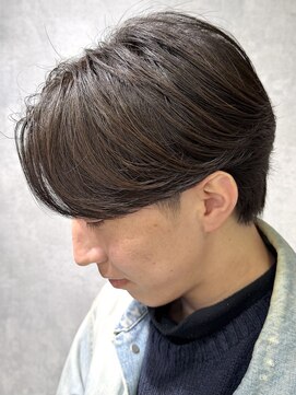 曲がる縮毛矯正専門店 バイ レイズ 名駅(RAYS) 直毛の方必見!毛流れニュアンスパーマ センターパート k