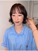 ボブ×パーマ