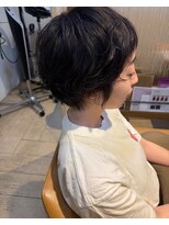 ハピネスフィール 宇治店(Happiness FEEL)&nbsp;オシャレ女子におすすめ！マニッシュショートニュアンスパーマ