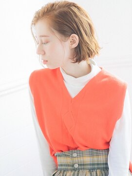 ディッセンバー 渋谷(December) 『December』ミニマムがかわいい！ブリティッシュハイトーンボブ