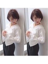 ビューイースト 亀戸 錦糸町(VIEW EAST)&nbsp;ひし形シルエットの耳かけボブヘア☆