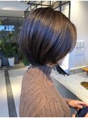 グランマッシュ/暗めカラー/ショート/ボブ/前髪/髪質改善/田町