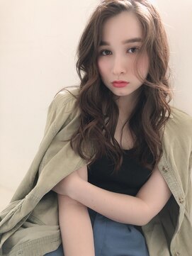 チョビー 銀座(chobii) グレージュ/デジタルパーマ/小顔/透明感/艶/高柳