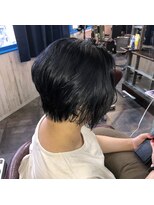 ヘアリゾートエーアイ 浅草店(hair resort Ai) 前下がりショートボブ