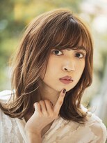 ヘアークリアー 春日部 大人可愛い柔らかなブラウンカラーふんわりパーマ/30代40代50代