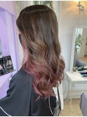 pink blown