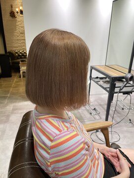 ラフトーキョウセカンド(RAF TOKYO 2nd) 【RAF TOKYO 2nd Rina 】ミルクティーベージュ×ハイトーン