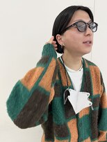 エンドリンク(endlink) センターパートぱっつん重めボブ