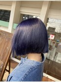 まとまりボブ×ブルーバイオレット