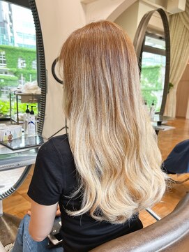 オブヘアーギンザ(Of HAIR GINZA) バレイヤージュグラデーションカラー
