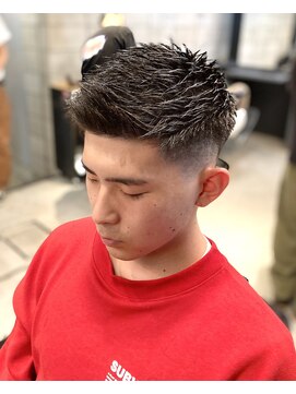 フランクスバーバー アンド ビアークラブ(FRANK'S BARBER and BEER CLUB) ジェットバング刈り上げスキンフェードバーバースタイル　I