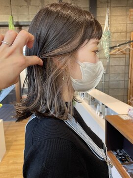 フラネ(flaner) 切りっぱなしインナーカラー