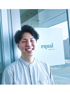 イコール(equal) 緩めツイストスパイラルかきあげアップバングショート