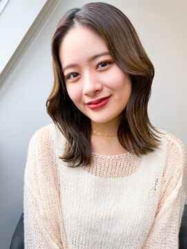 ソア 渋谷(soar) 10代20代大人かわいい韓国ヘア/かき上げ/センターパート長め前髪