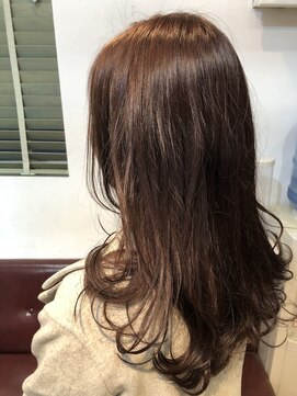 ノクターン 池袋(NOCTURNE) ロングローレイヤー×ピンクブラウン