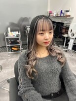 アイスプロドバイブルーム 木更津店(ice prod by bloom)&nbsp;ミディアムヘア/デザインカラー/フェイスフレーミング/木更津