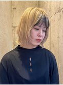 【FAVORチーフ】ぱつっとレイヤーボブ　パーソナルカラー診断