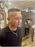 極悪パーマハイスキンフェードアイロンパーマ短髪ベリーショート