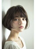 小顔ショート20代30代40代カットボブ白髪染め髪質改善/板橋赤羽