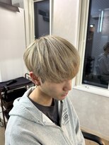 アルレン(Allen)&nbsp;メンズマッシュ【ミルクティーベージュ/フェード】