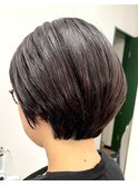重めショートボブ