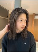 ナチュラルベージュハイライト