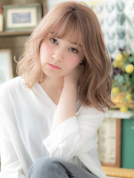 カバーヘアアンドスパ ブリス 浦和(COVER HAIR&SPA bliss) フレンチガーリー外国人風小顔エアリーミディc6浦和10代20代30代