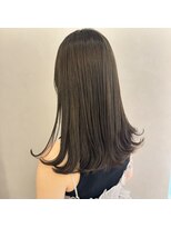 アンドワン 自由が丘(＆ONE)&nbsp;【&ONE 自由が丘】オリーブグレージュ×切りっぱなし