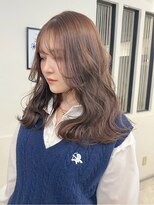 ナービス(NARVIS)&nbsp;柔らかウェーブ/フェイスレイヤー/透明感ブラウンベージュ