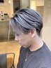 メンズカット&ホワイト系ハイライト(ブリーチ2回) 【メンズ/メンズサロン】