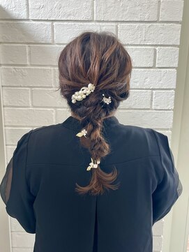 ラナヘアーサロン ノナミ(Lana hair salon NONAMI) ゆる編みおろし/ヘアセット/ヘアアレンジ