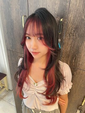 アジールヘア 池袋東口店(agir hair) ☆インナーカラー/レイヤーカット/ハッシュカット/ピンクカラー