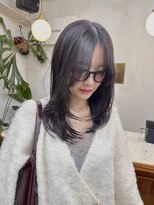 シエン 恵比寿(CIEN)&nbsp;着物ヘア/大人ガーリー/ダークアッシュ/似合わせカット/恵比寿