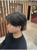 冬メンズパーママッシュウルフ×ニュアンスパーマ