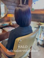 ハロ(HALO)&nbsp;静かな華やぎ 赤みブラウンボブ