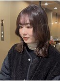 韓国風レイヤー/レイヤーカット/顔周りレイヤー