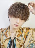 men's hair/波巻きツイストスパイラル/ニュアンスパーマ