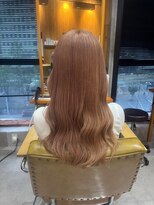 サニー 梅田(Sun.ny)&nbsp;ブリーチ2回でつくる柔らかピンクベージ