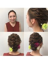 町上津役の美容室 ヘアセット