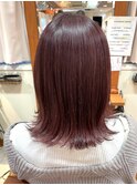 カシスカラーでオシャレ髪に！