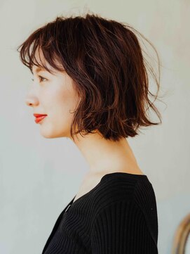 美容室 リズヘアー 稲毛店(Riz hair) 切りっぱなしカジュアルボブ【稲毛駅】