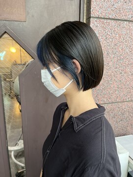 サロンドミルク 溝の口店(salon de MiLK) 20代30代40代/ミニボブ/ボブ/イヤリングカラー［溝の口］