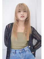 ニューヨークニューヨーク なんば道頓堀店(NYNY)&nbsp;ブロンドベージュ×顔まわりレイヤー