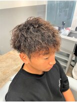 ノイセル 西本町(Noisyle)&nbsp;guest snap　刈り上げマッシュ×ソフトツイストスパイラルパーマ