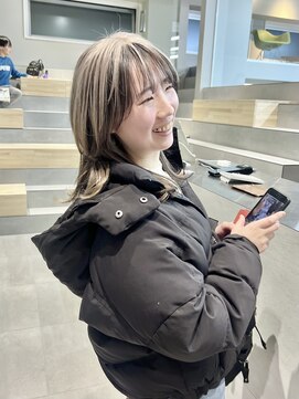 カケル(×.) 【ロングヘアに飽きたら】マッシュウルフ