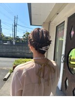ヘアー アトリエ エゴン(hair atelier EGON)&nbsp;お呼ばれヘアの定番！ゆるふわアップスタイル♪