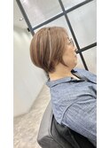 ショート ボブ 白髪ぼかし 髪質改善