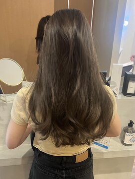 シュガー(Sugar) ブリーチなし　透明感カラー　グレージュ