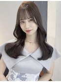 レイヤーカット/ココアブラウン/オリーブベージュ/髪質改善/韓国