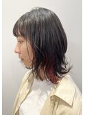 【松戸 藤原】ミディアムレイヤーイヤリングカラー